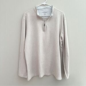 Mizzen Main Pullover Mens XXL Khaki Proflex Pullover Quarter Zip Performance